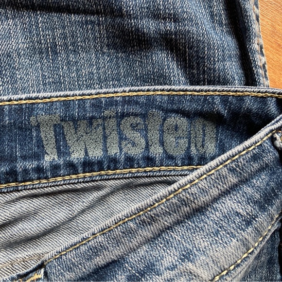 Y2K Silver Jeans size 27 Women's Boot Cut in Distressed Blue - Picture 4 of 8